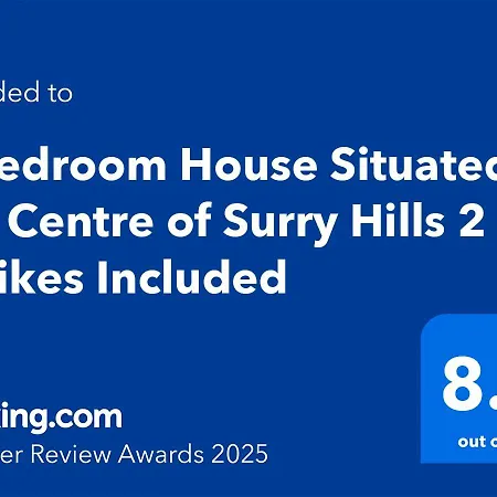 2 Bedroom House Situated At The Centre Of Surry Hills 2 E-Bikes Included Sydney Exterior photo